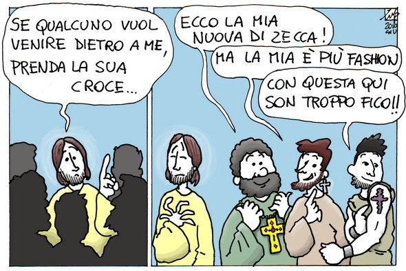 prendere la croce (colored)