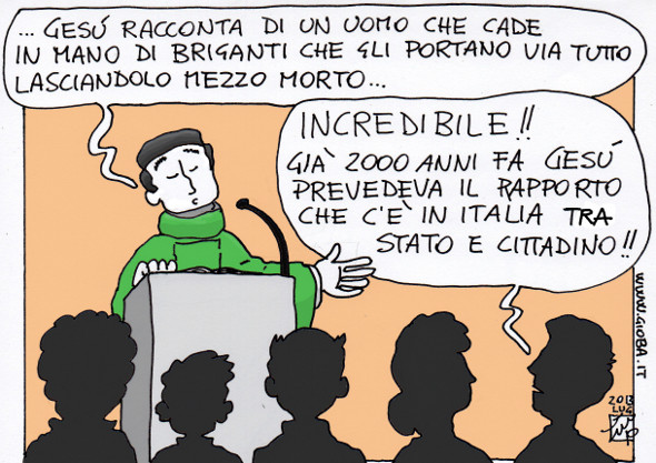 buon samaritano in Italia (colored)