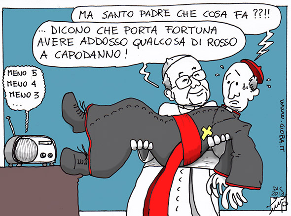 papa a capodanno 2014 (colored)
