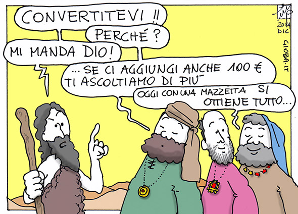 Giovanni Battista e mazzette (colored)