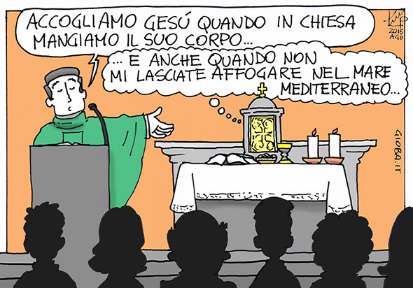 Gesù nel mediterraneo (colored)