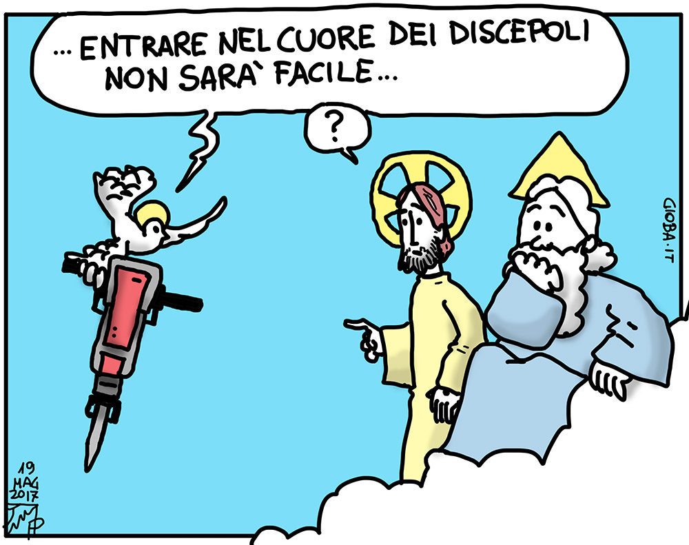 Spirito Santo e cuori di pietra (colored)